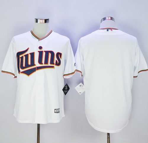 Minnesota Twins Customized Men's New White Cool Base Stitched MLB Jersey
